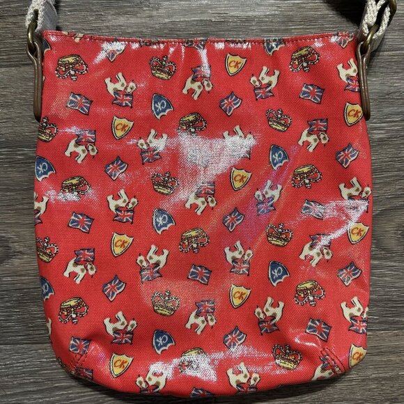 Cath Kidston Red UK Royal Stanley Scottie Dog Jubilee Crossbody Messenger Bag - Picture 9 of 13